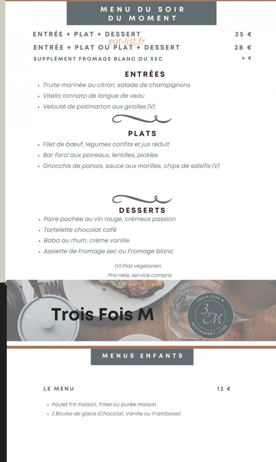 Trois Fois M — carte page 1