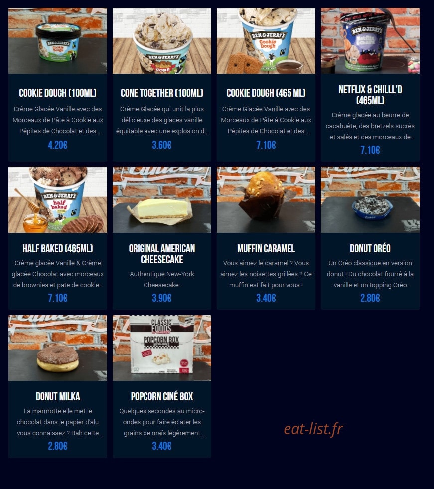 U's Canteen — carte page 5