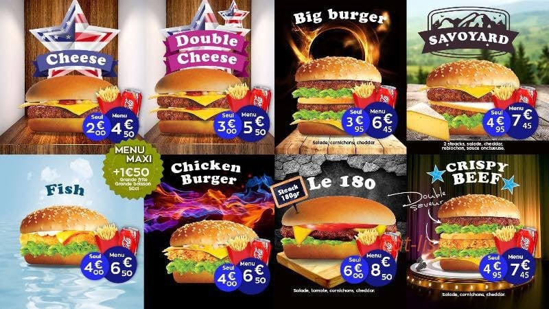 Ultimate Burger — carte page 2
