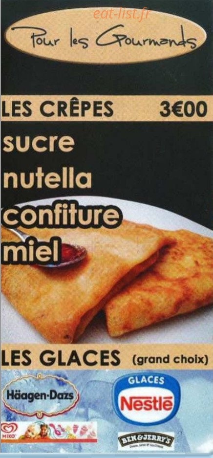Un moment gourmand — carte page 5