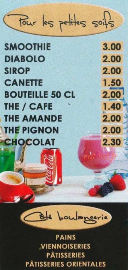 Un moment gourmand — carte page 6