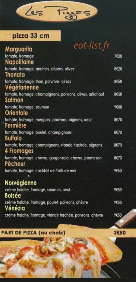 Un moment gourmand — carte page 2
