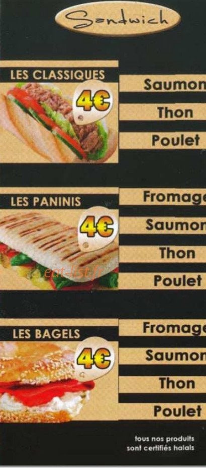 Un moment gourmand — carte page 4