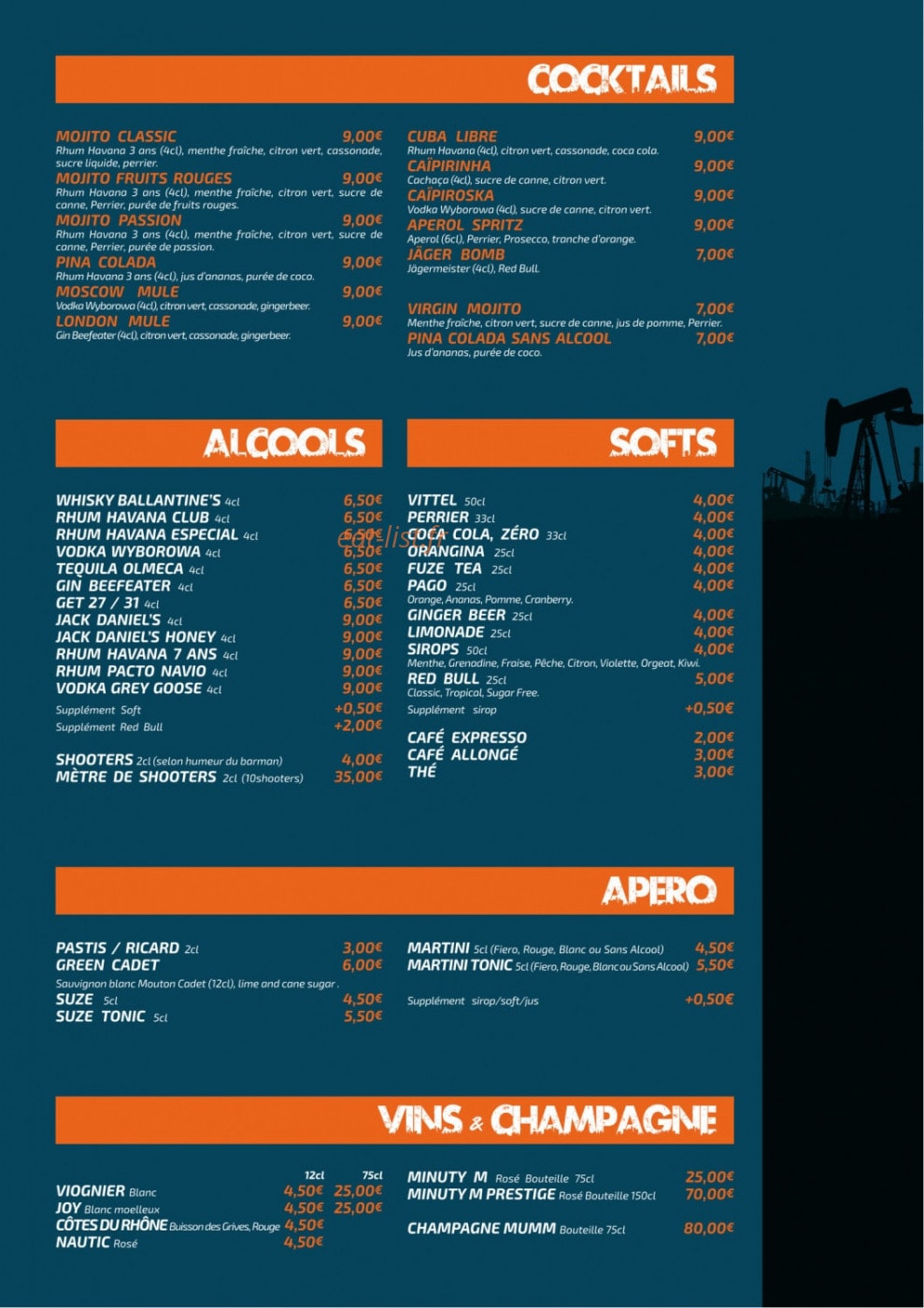Volle Petrol — carte page 3