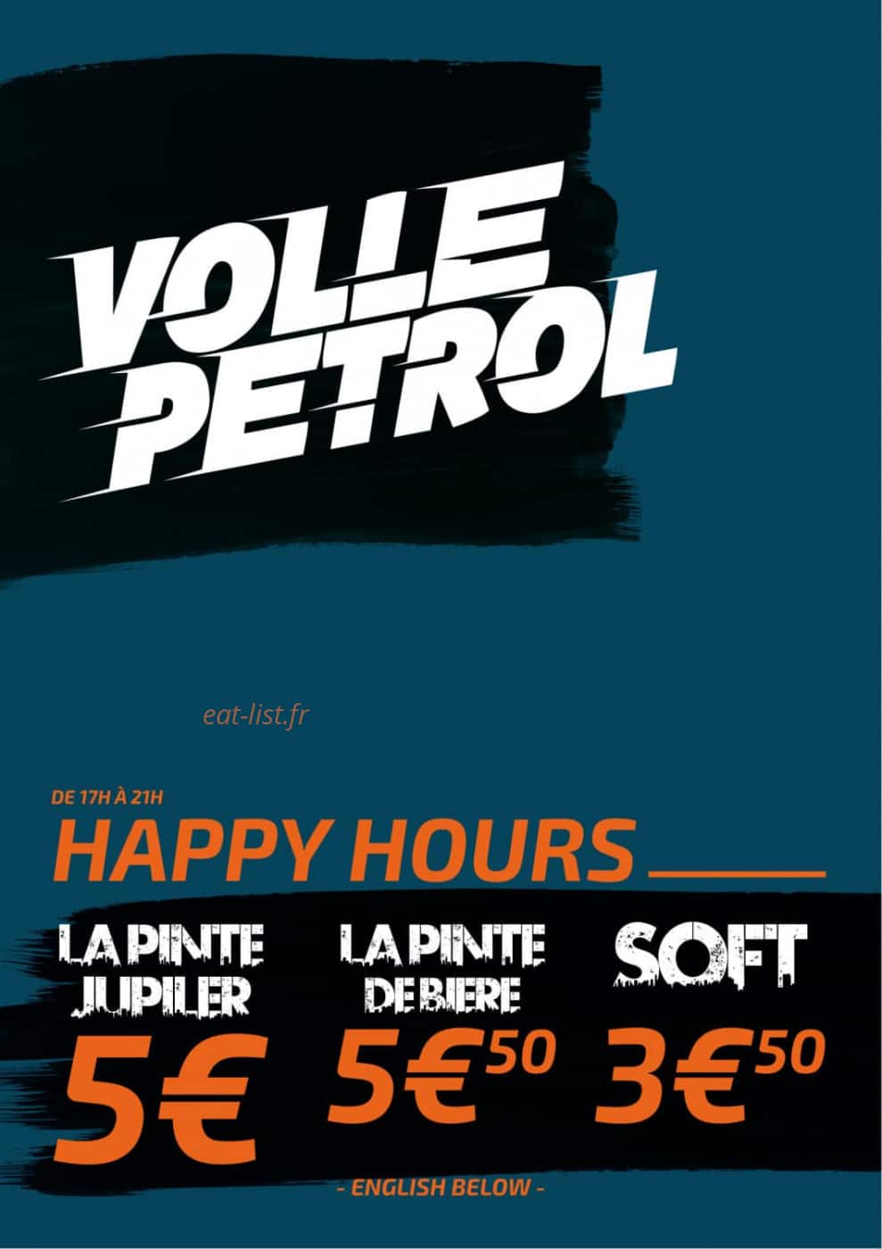 Volle Petrol — carte page 1