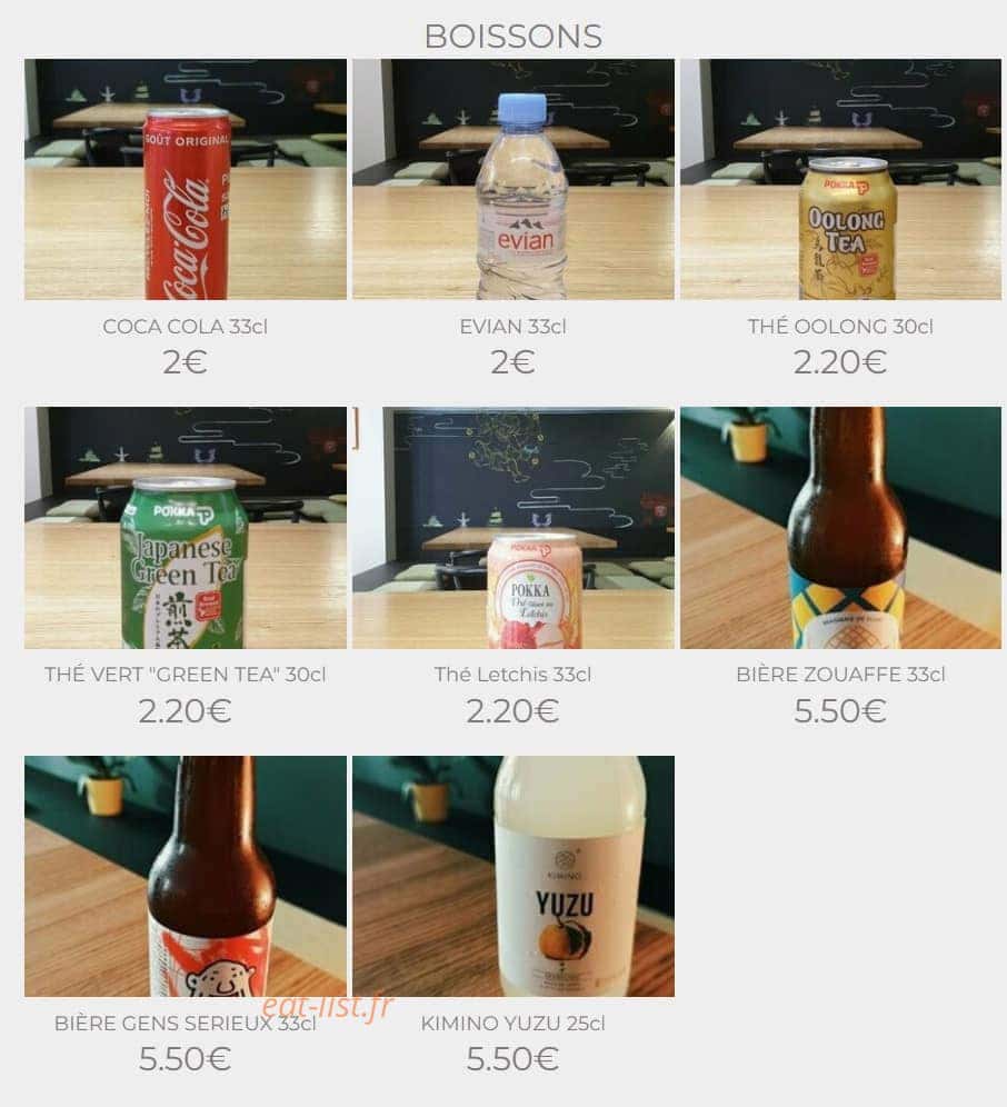 Yuzuya Izakaya — carte page 4