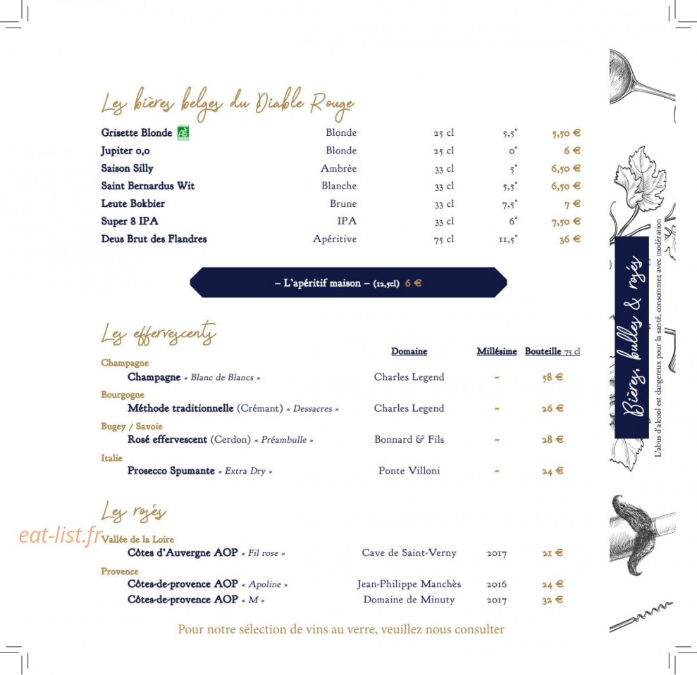 Bistrot Orcia — carte page 9