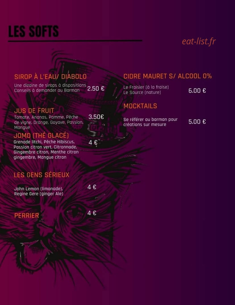 Burning Cat — carte page 17