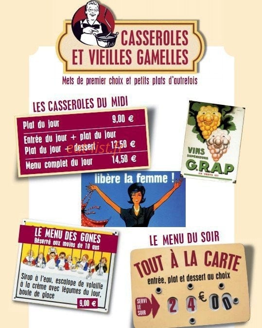Casseroles et vieilles gamelles — carte page 2