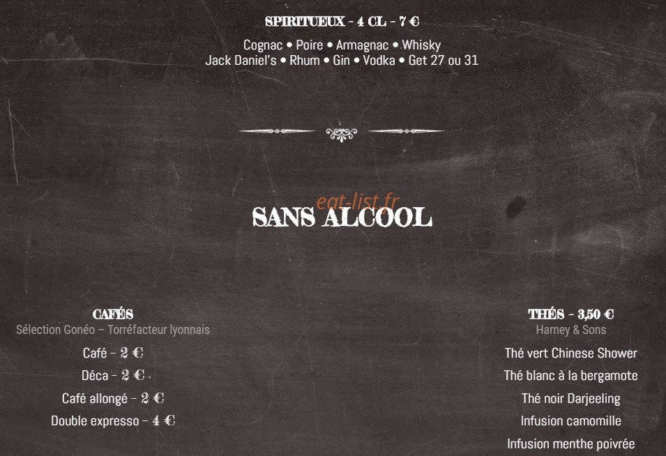 Chez Lucien — carte page 9
