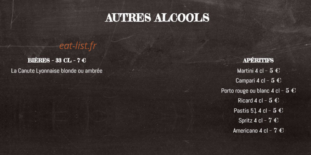 Chez Lucien — carte page 8