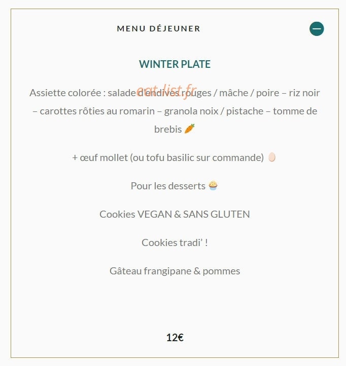 Comptoir Sauvage — carte page 1