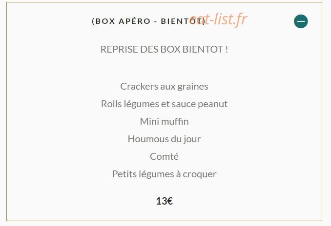 Comptoir Sauvage — carte page 2