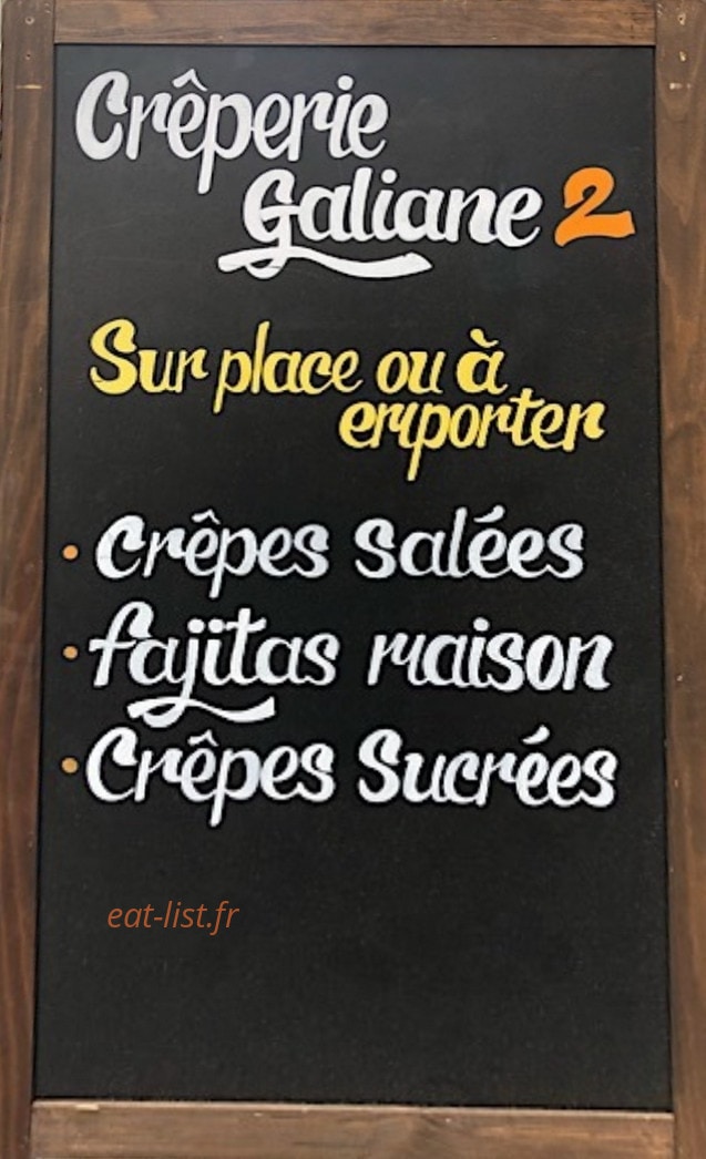Crêperie Galiane 2 — carte page 4