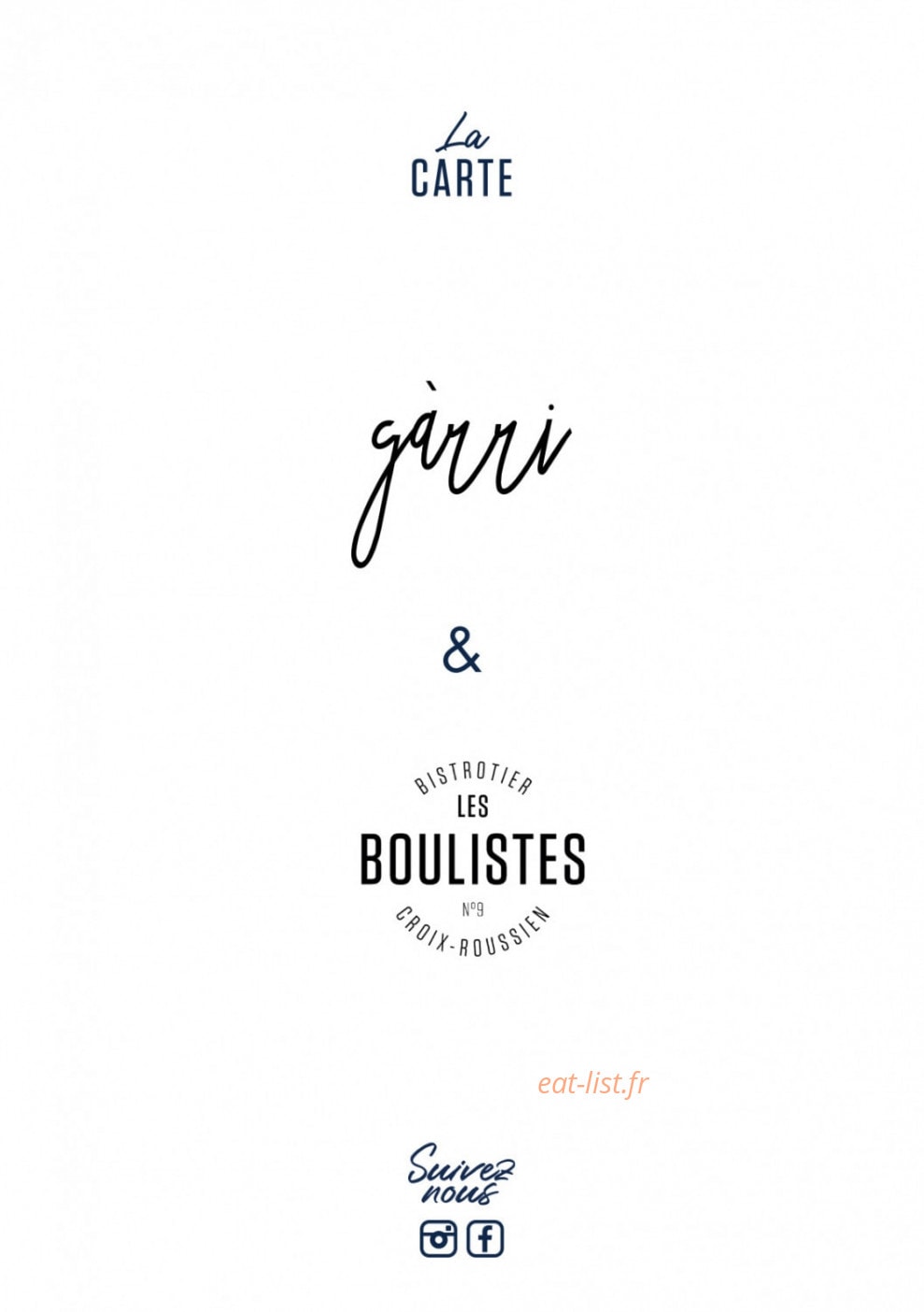 Garri — carte page 1