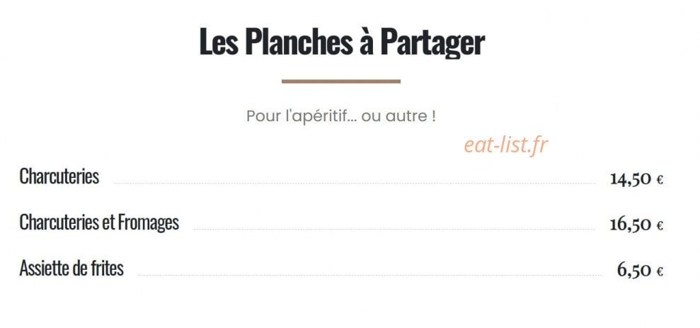 Grand café de la soierie — carte page 9