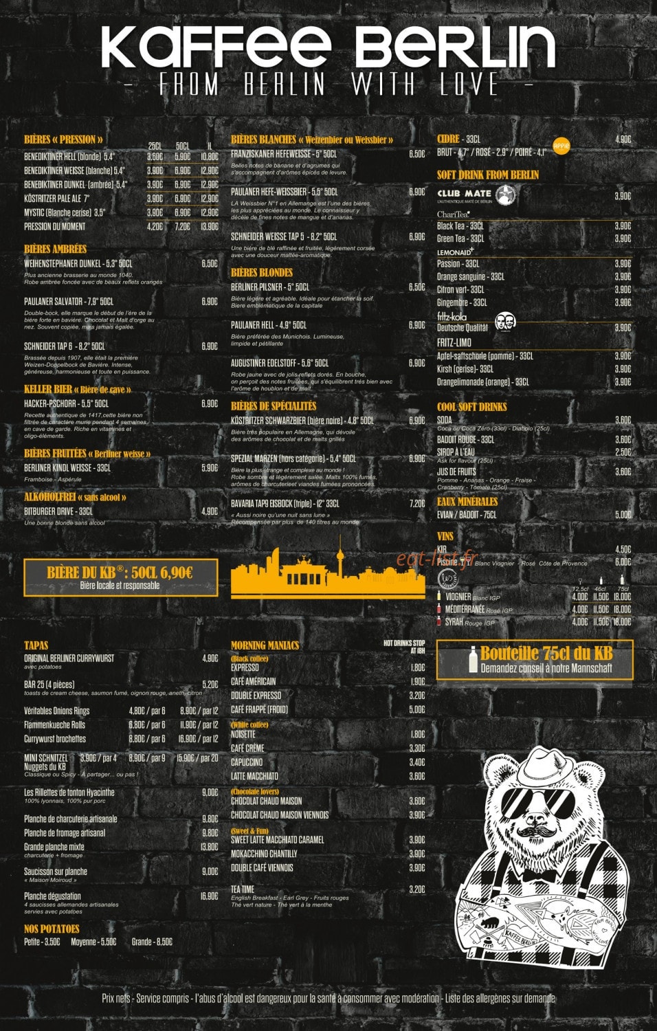 Kaffee Berlin — carte page 2