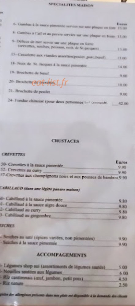 La Jonque — carte page 2