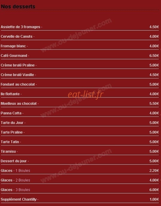 Le Café de la Soie — carte page 3