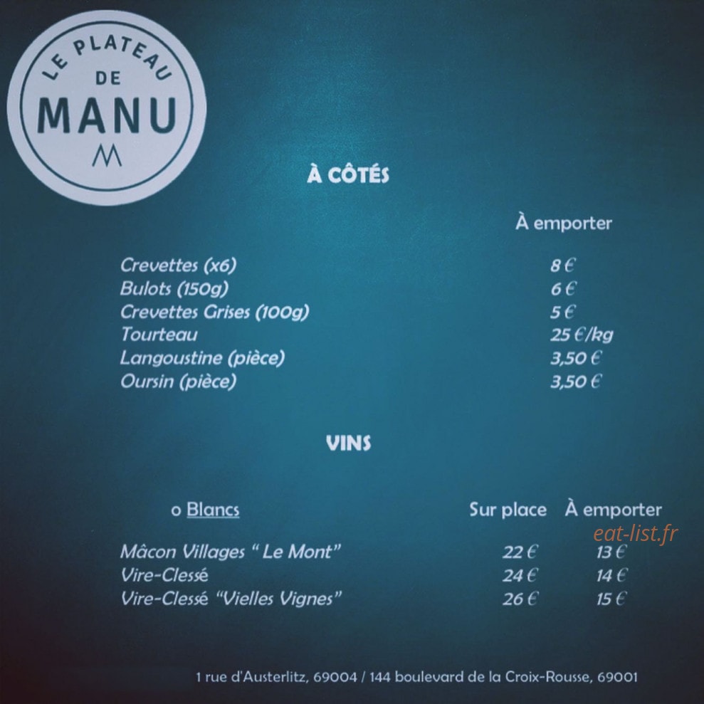 Le Plateau de Manu — carte page 1