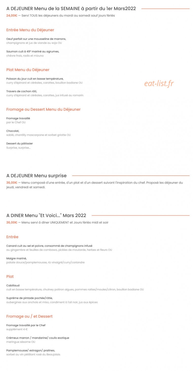 Opaline — carte page 1