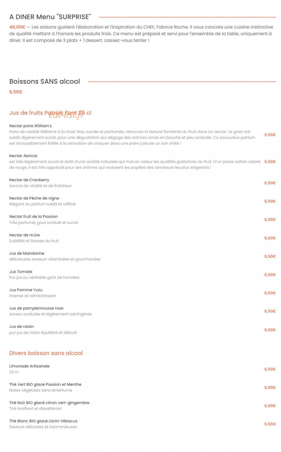 Opaline — carte page 2