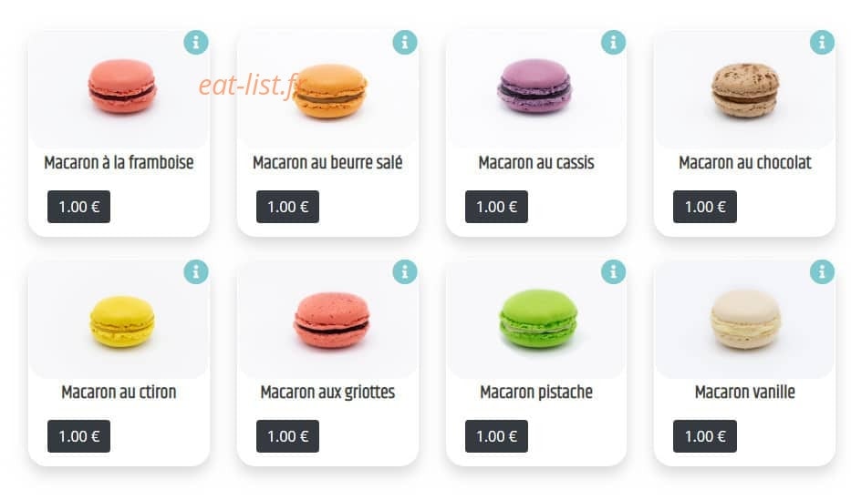 Pâtisserie des Canuts — carte page 6