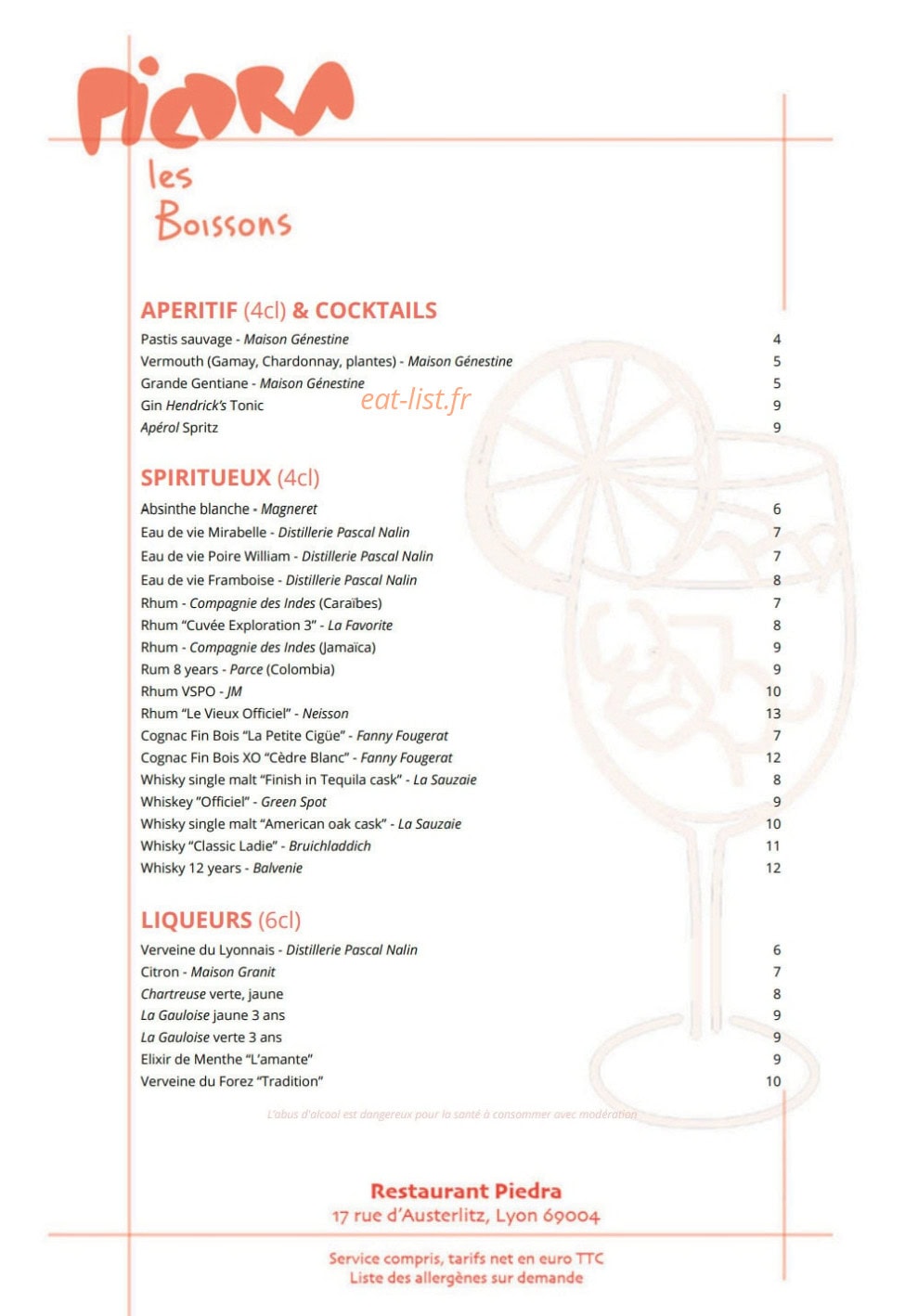 Piedra — carte page 7