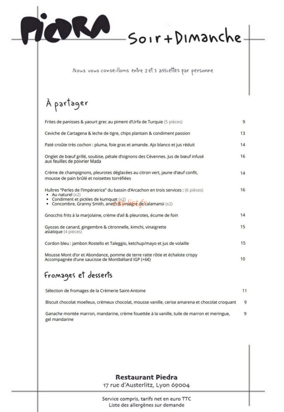 Piedra — carte page 3