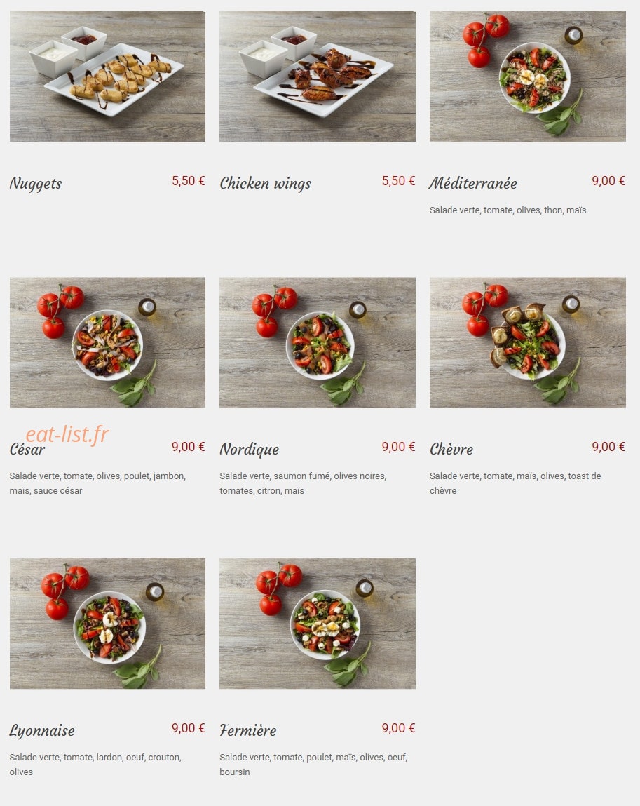 Pizz'appel — carte page 2