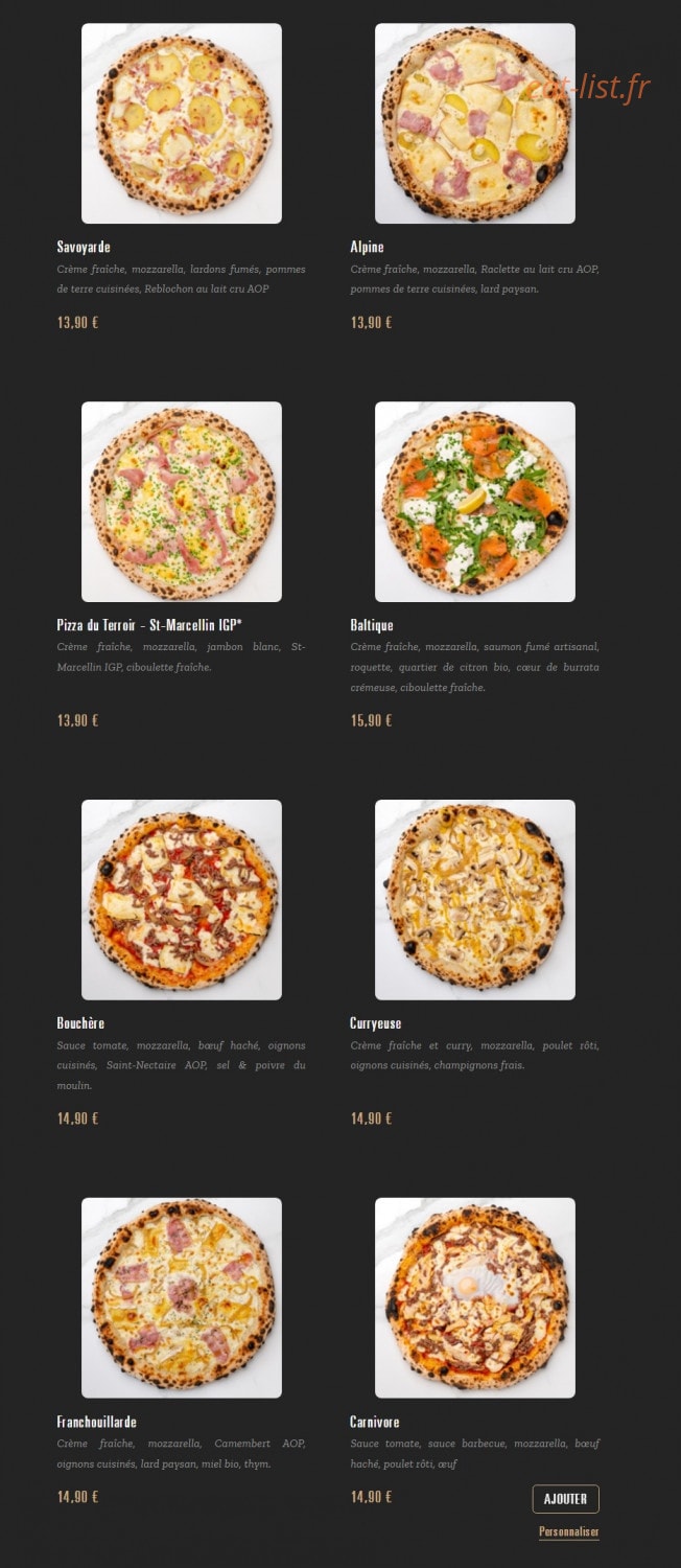 Pizza Cosy Lyon 4 — carte page 2