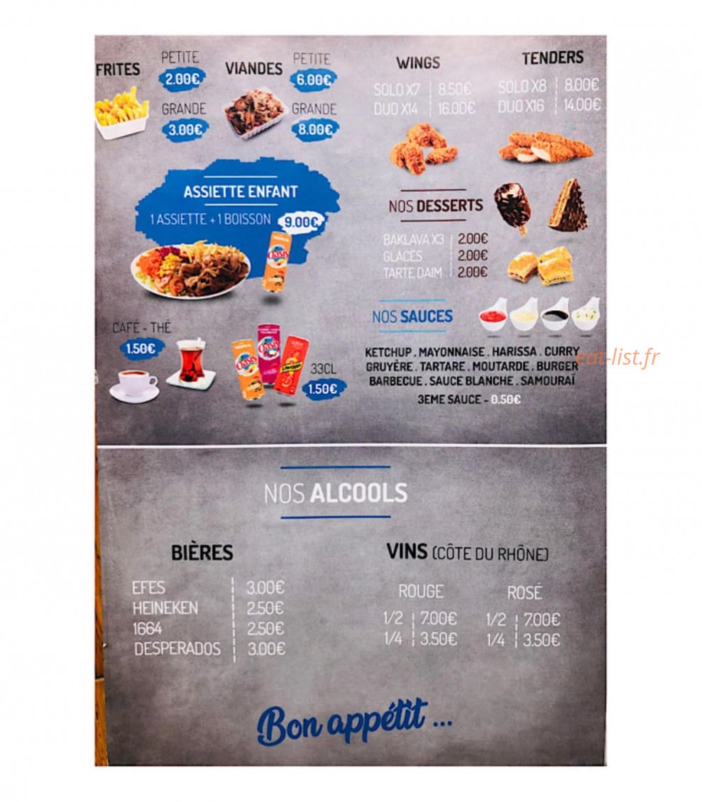 Restaurant Roney — carte page 3
