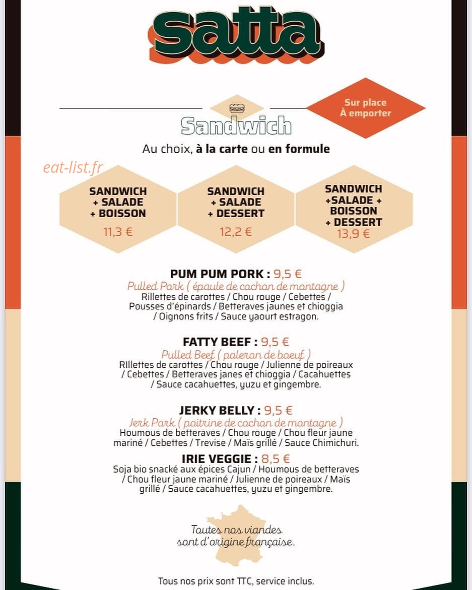 Satta — carte page 1