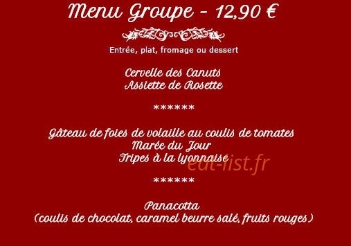Au comptoir les gones — carte page 7