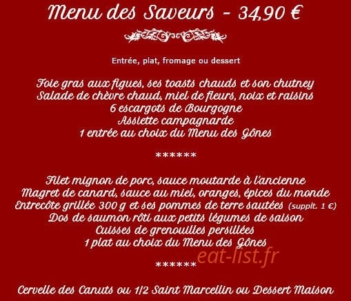 Au comptoir les gones — carte page 6