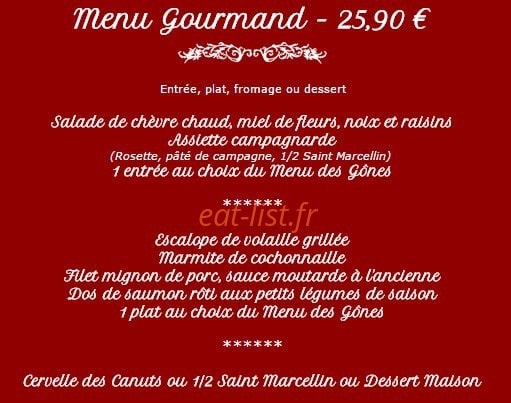 Au comptoir les gones — carte page 5