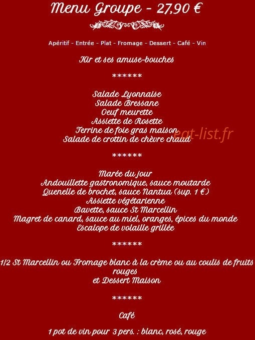 Au comptoir les gones — carte page 11