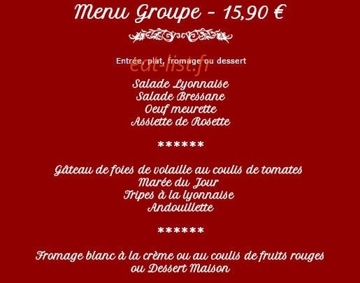 Au comptoir les gones — carte page 8