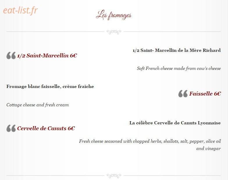 Aux Trois Maries — carte page 7