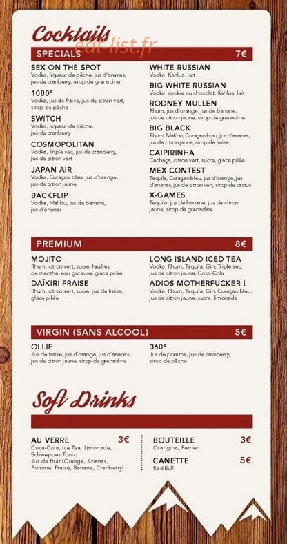 Big White — carte page 5