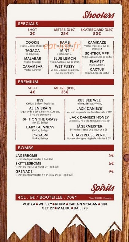 Big White — carte page 6