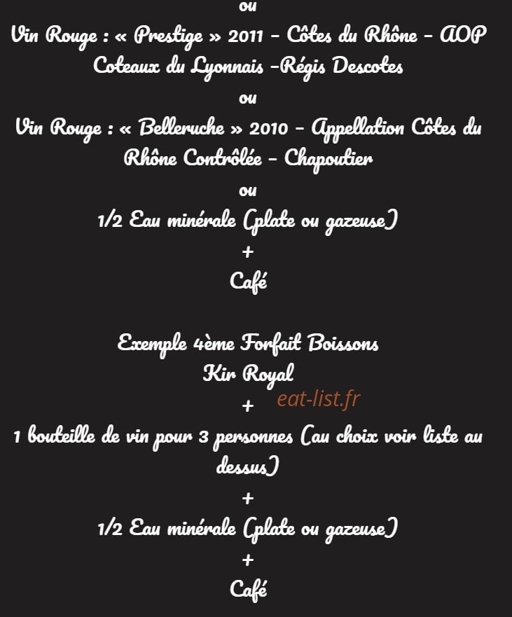 Bouchon les lyonnais — carte page 15