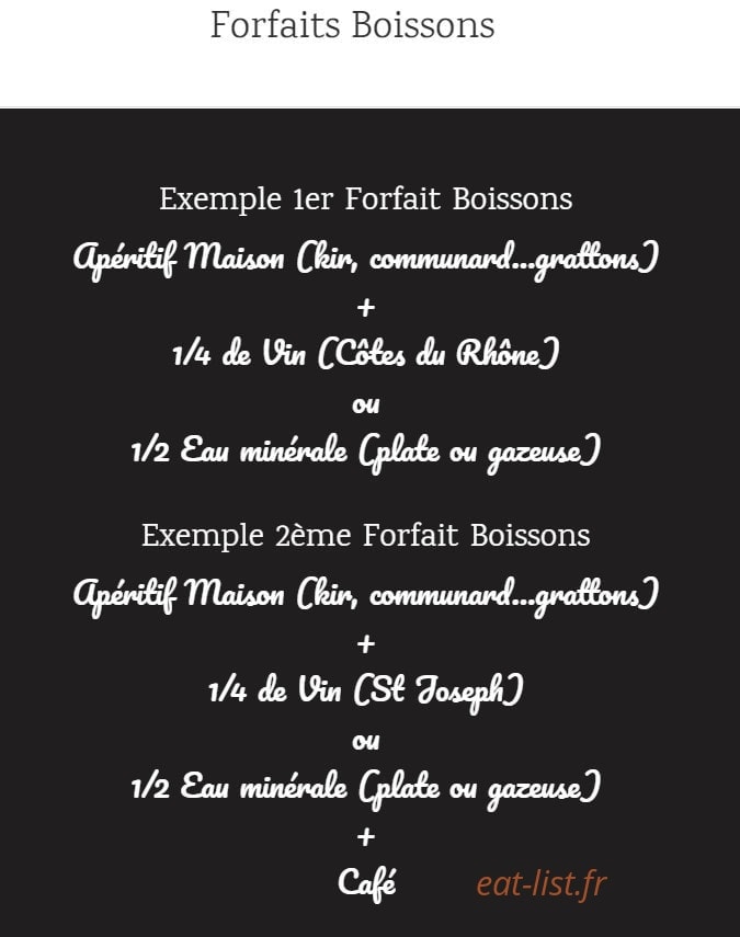 Bouchon les lyonnais — carte page 13