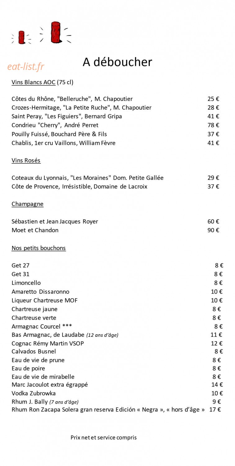Bouchon Rouge — carte page 10