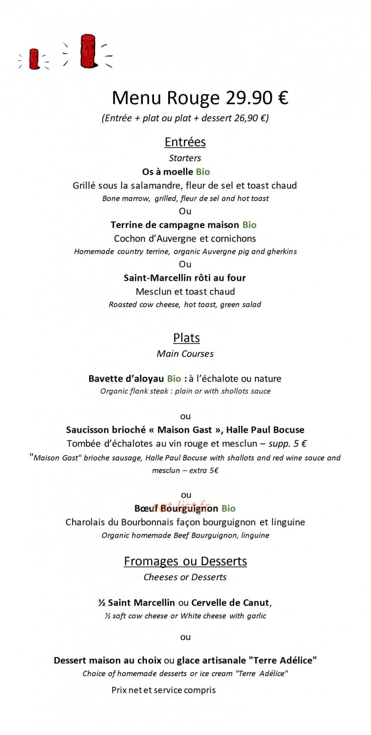 Bouchon Rouge — carte page 5