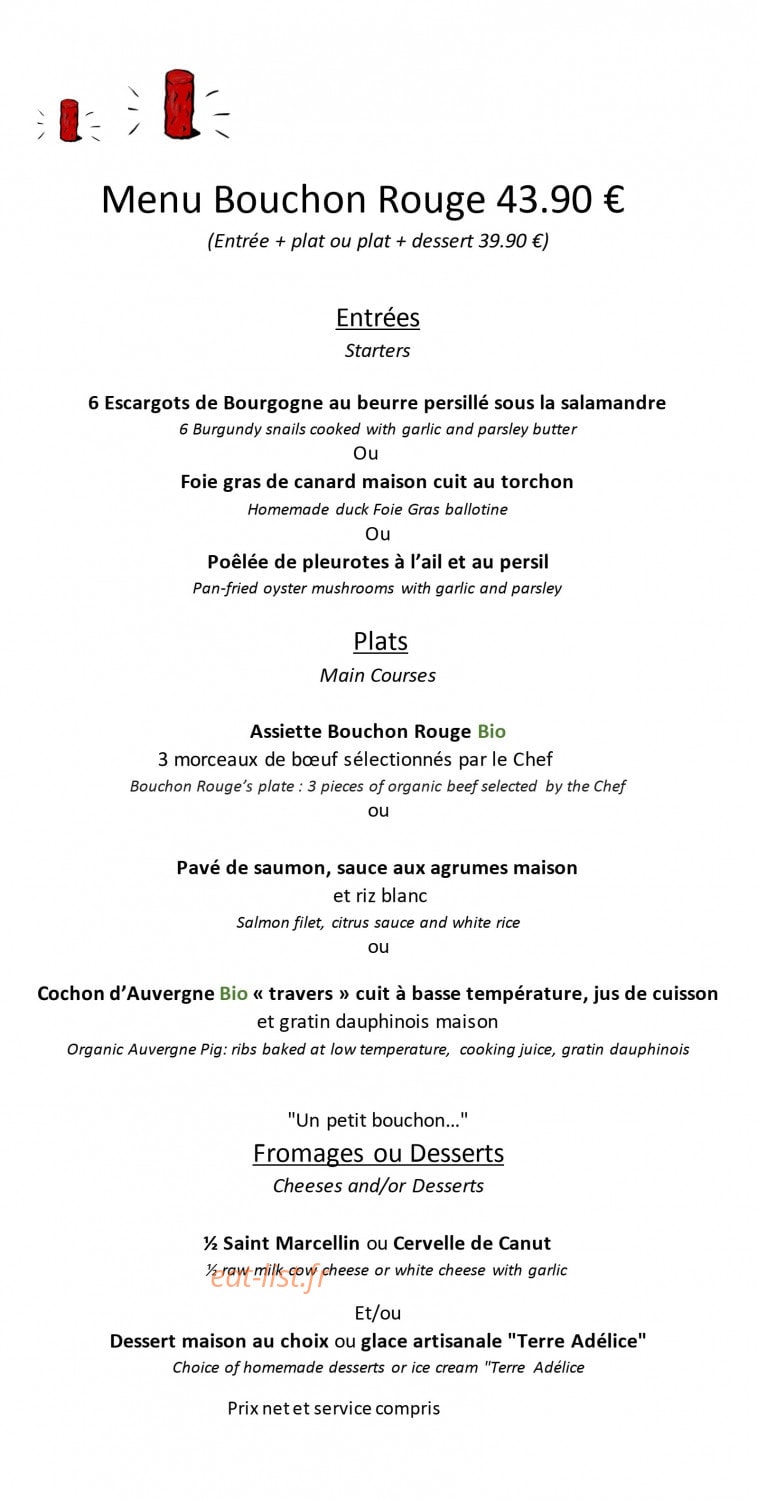 Bouchon Rouge — carte page 6