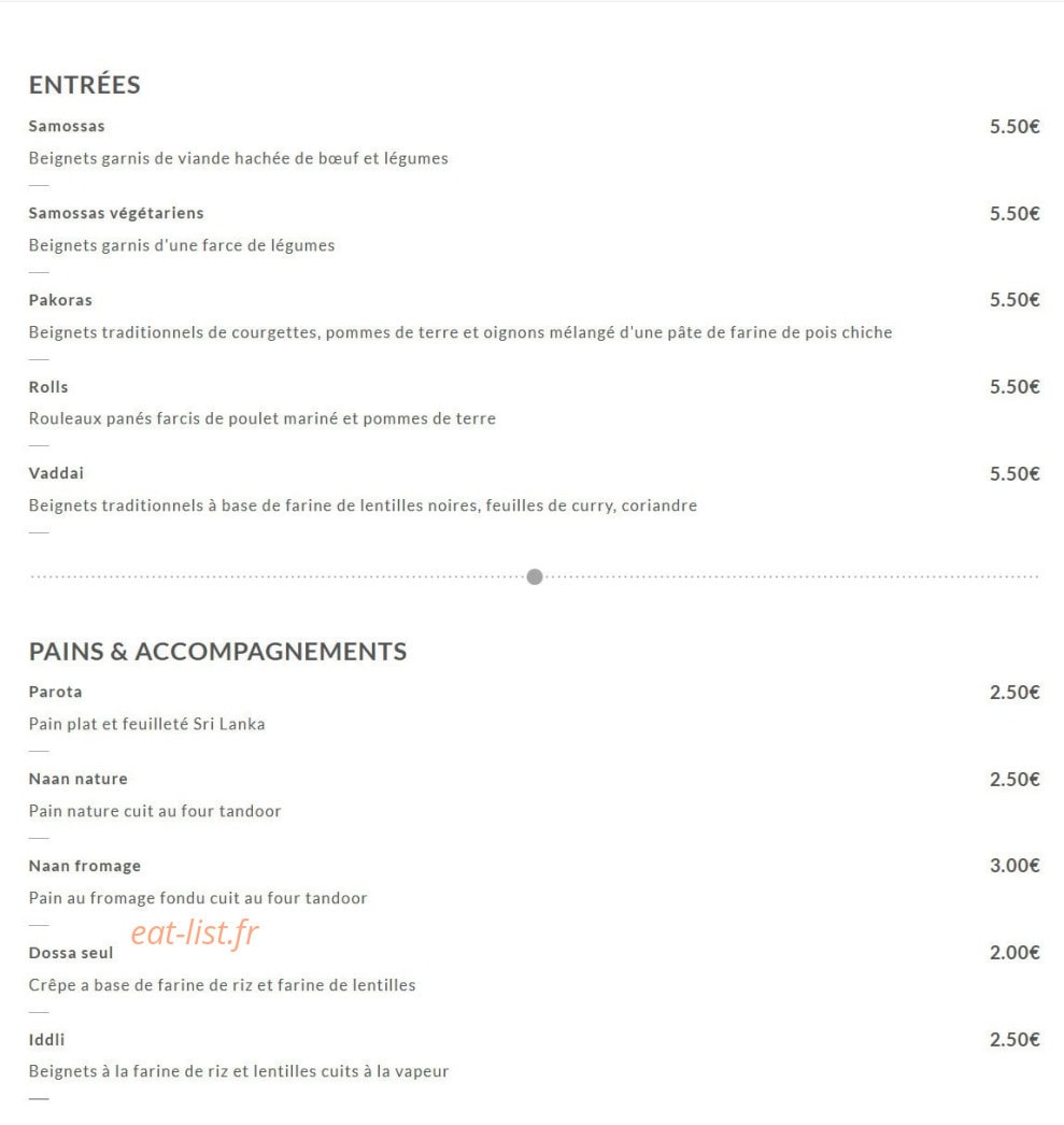 Café Colombo — carte page 1