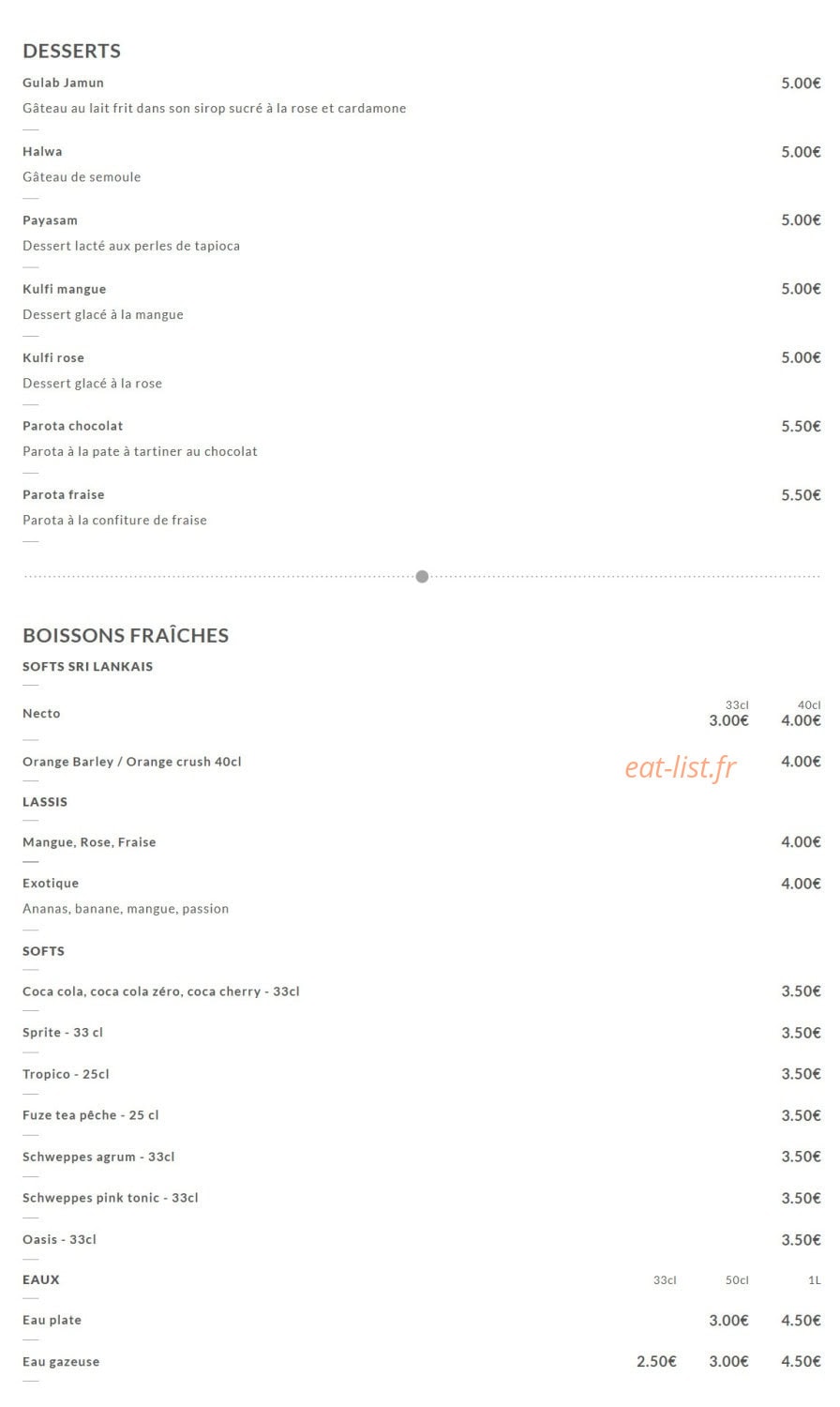Café Colombo — carte page 3