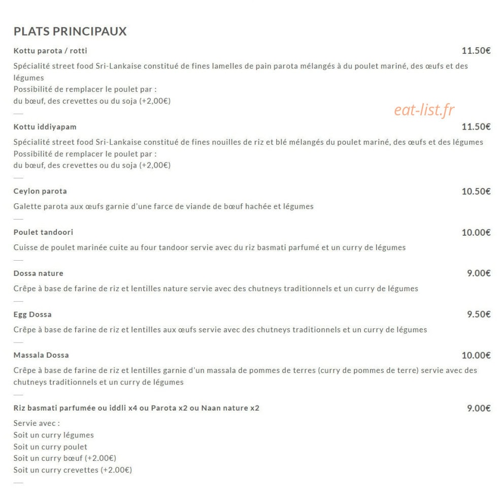 Café Colombo — carte page 2