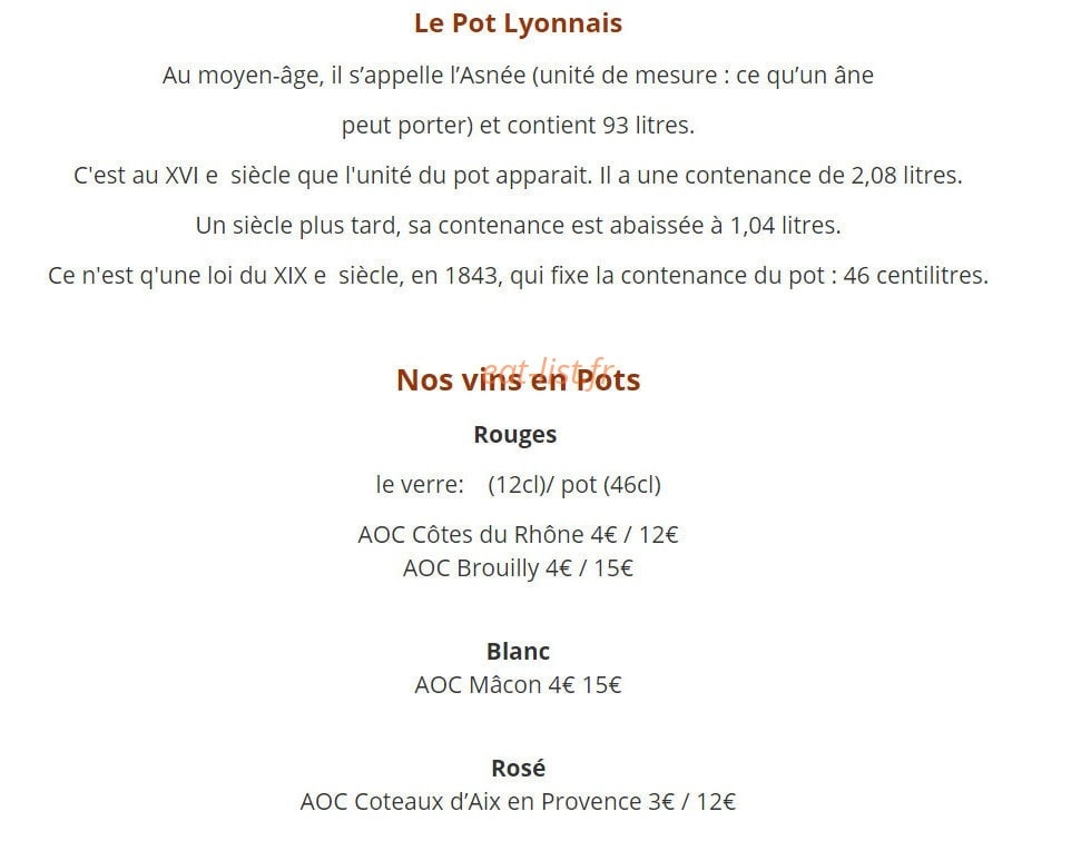 Chez Chabert — carte page 2